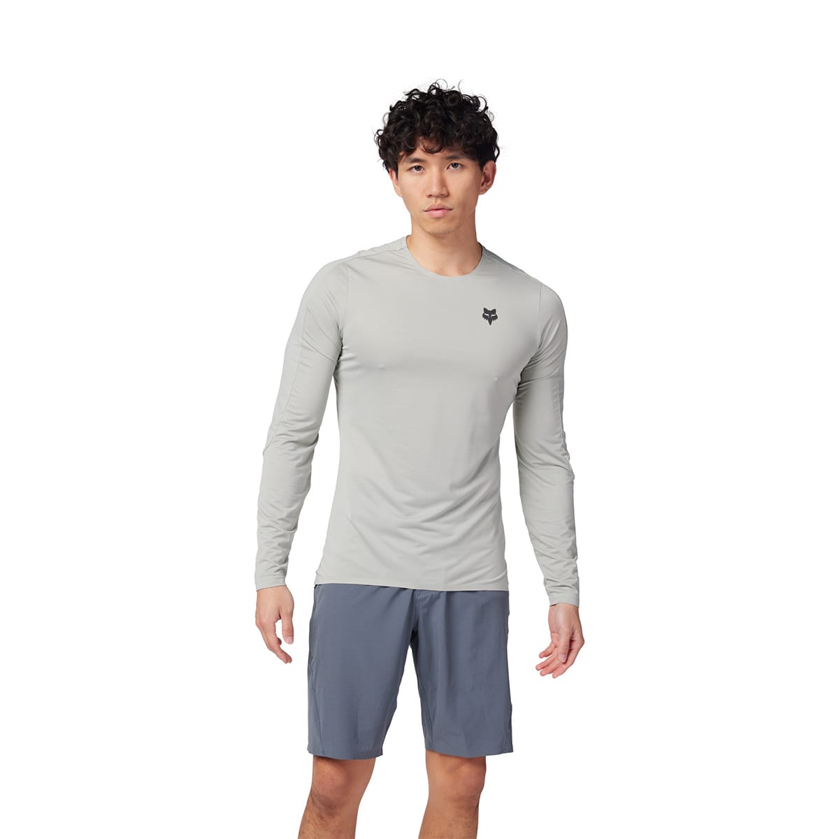 Maglia a maniche lunghe FOX FLEXAIR ASCENT Grigia