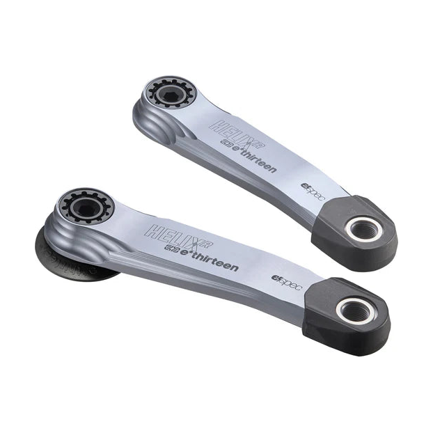 Pedivelle VAE E.THIRTEEN E-SPEC HELIX RACE ALLOY per Bosch CX Gen4/5 / Brose S Mag Offset 26mm Argento