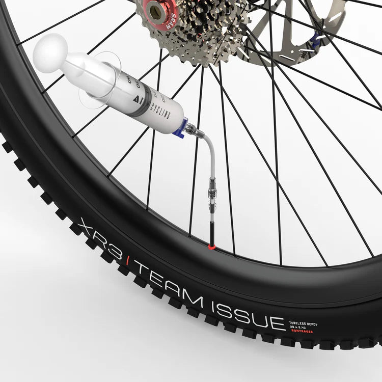 Siringa per valvola KOM CYCLING Preventive Fluid Alu