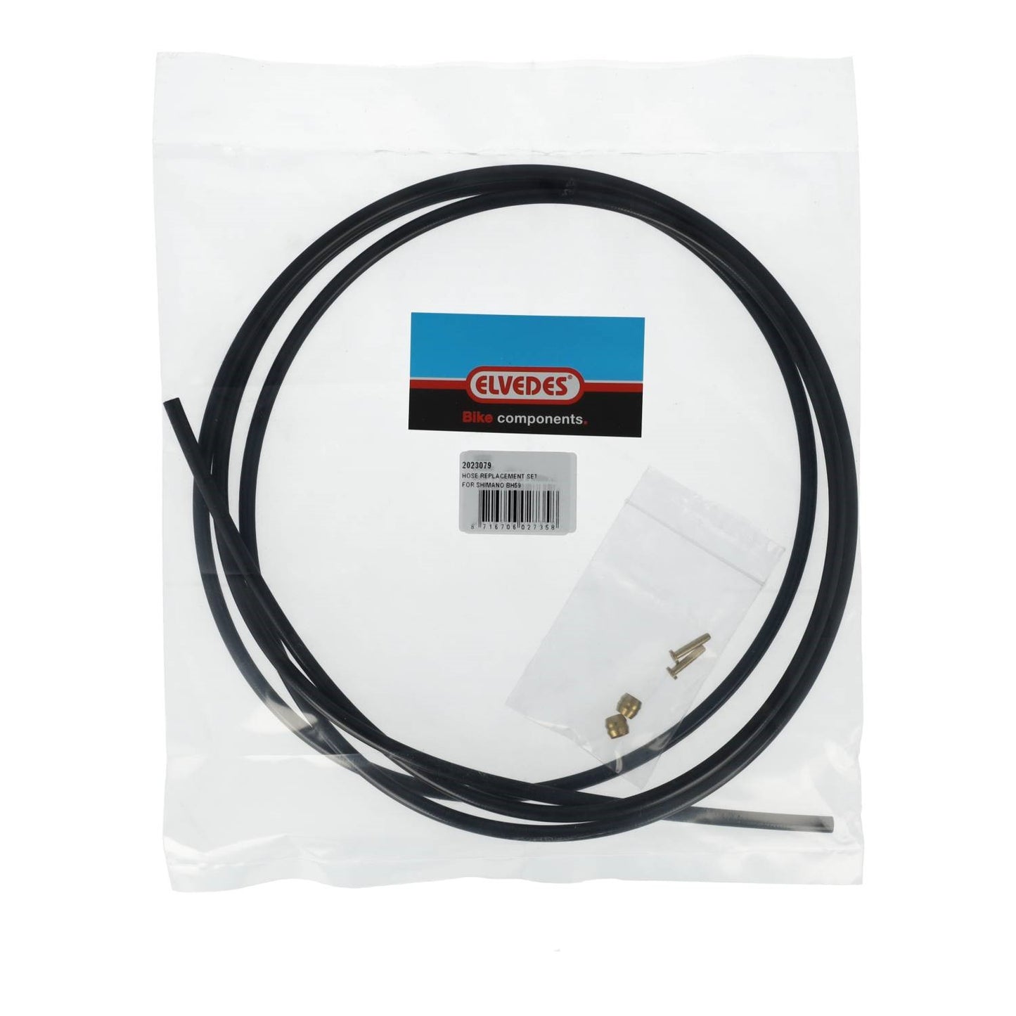 Kit di tubi ELVEDES per Shimano BH59 2m Nero + ricambi
