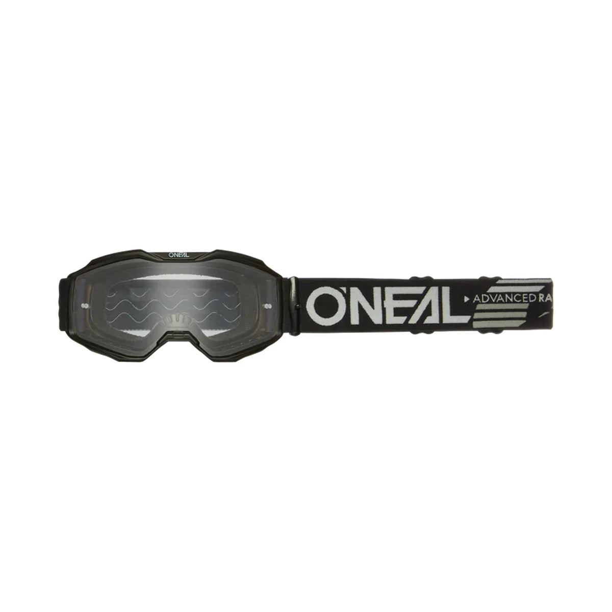 Maschera O'NEAL B-10 SOLID Junior Nero Visore Clear