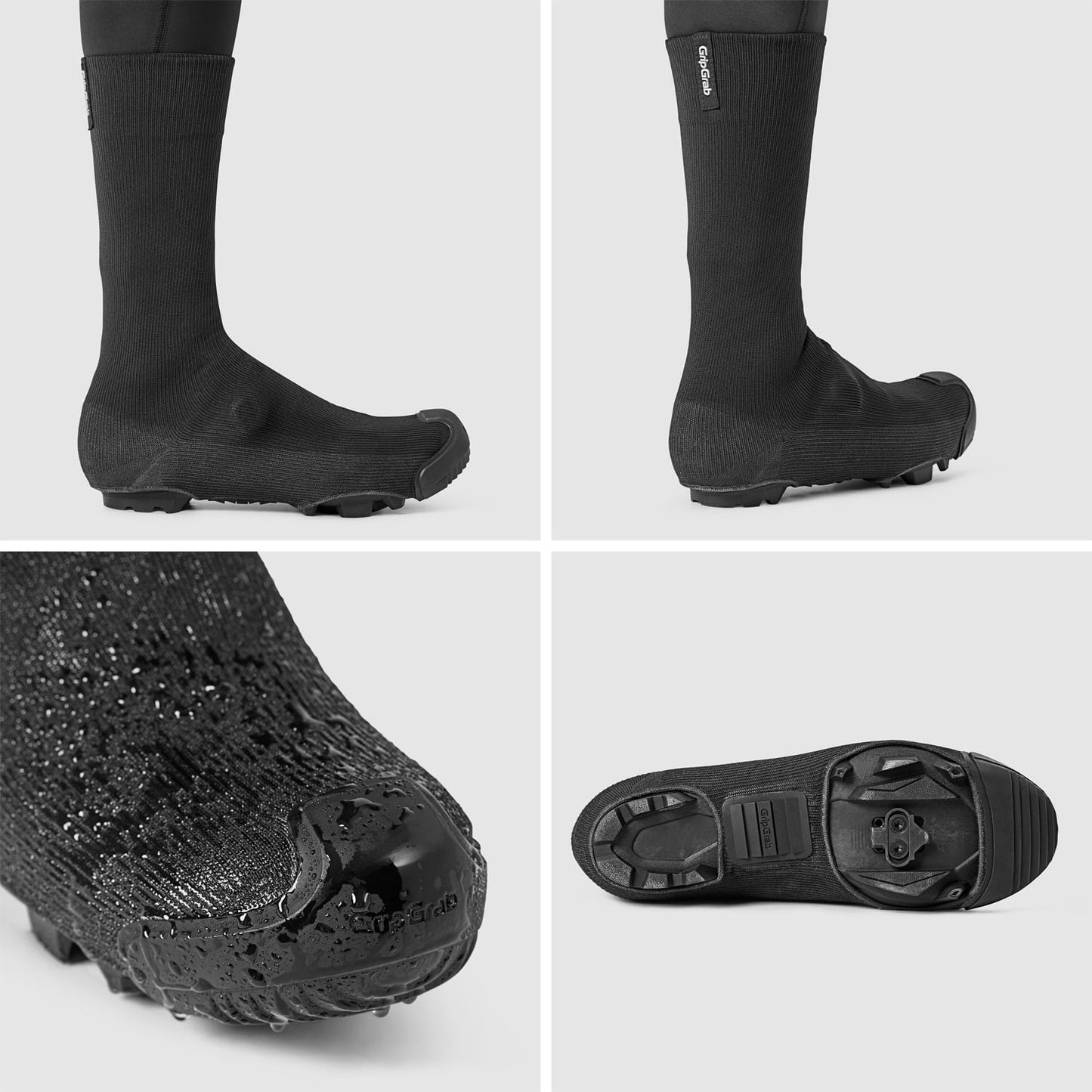 Copristivali GRIPGRAB EXPLORER WATRPROOF GRAVEL Nero