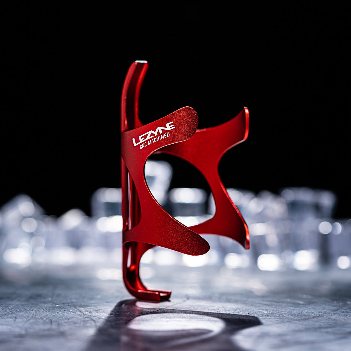 Portaborraccia LEZYNE CNC ALLOY CAGE rosso