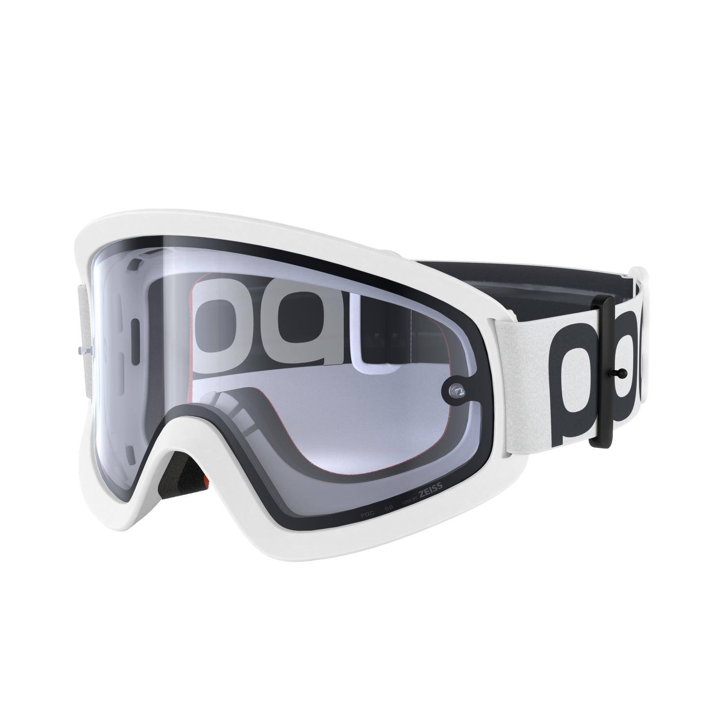 POC ORA Maschera DH Bianco Clear Shield