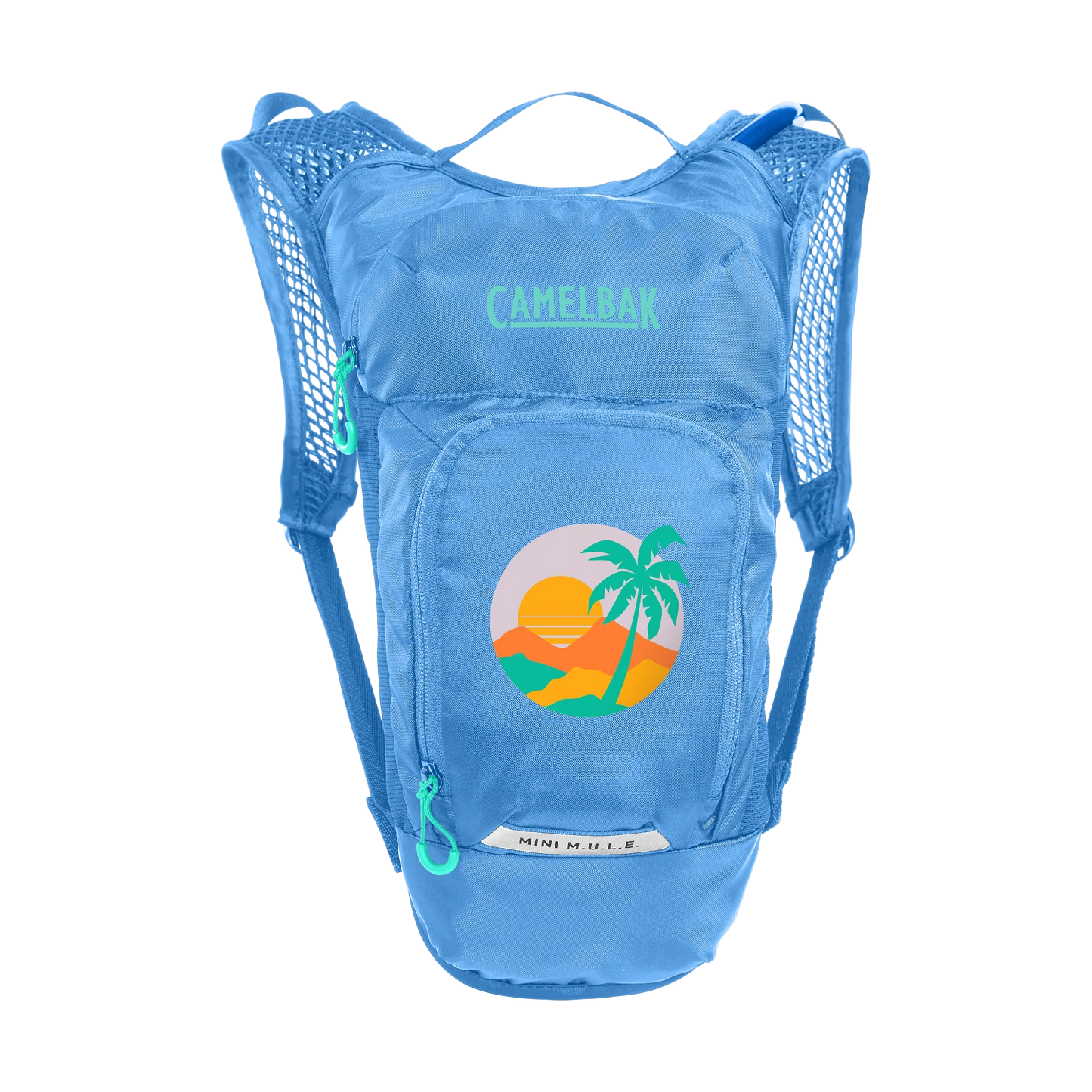 CAMELBAK MINI MULE 5 L Junior Borsa per l'idratazione con palme blu