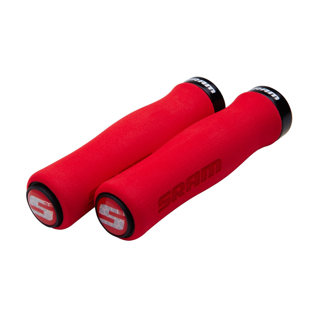 Grips SRAM FOAM CONTOUR Lock-On 129mm Rosso
