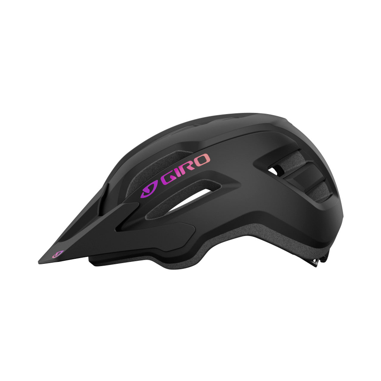 Casco MTB GIRO FIXTURE II da donna nero opaco/rosa