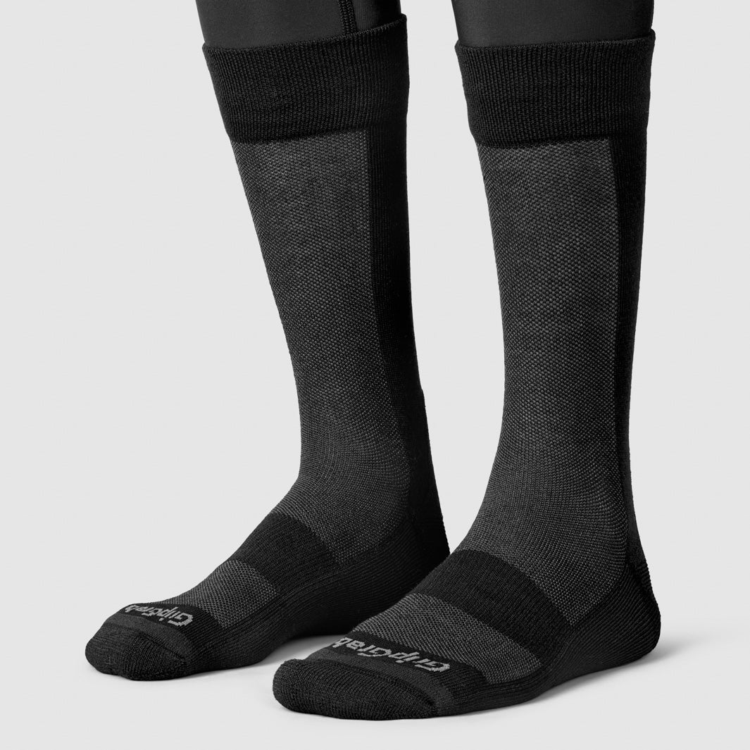 GRIPGRAB ALPINE MERINO HIGH Calzini neri