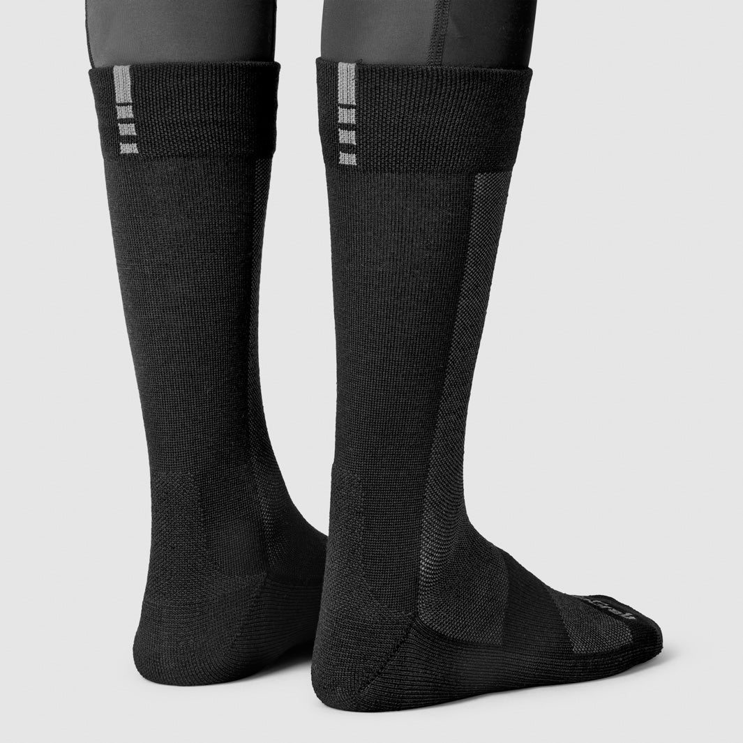 GRIPGRAB ALPINE MERINO HIGH Calzini neri