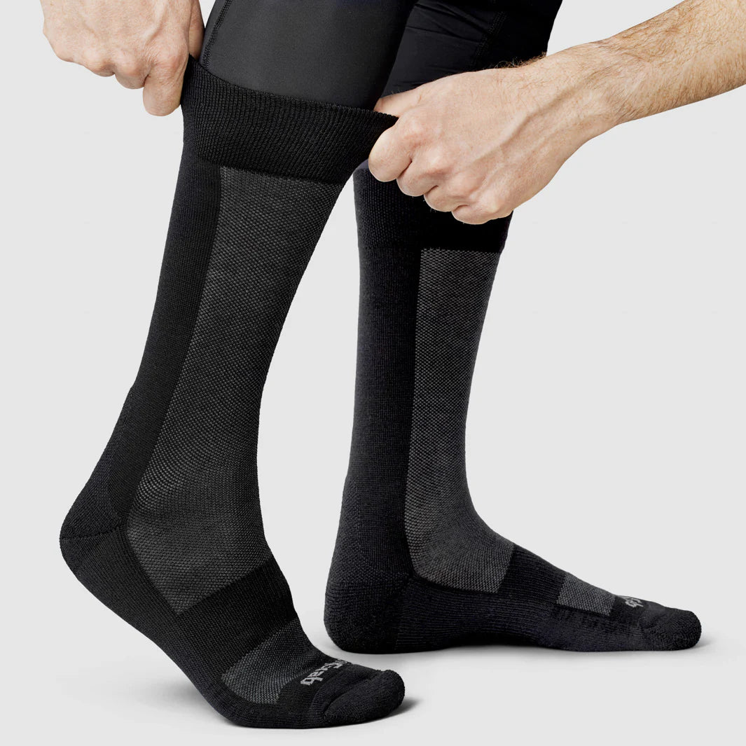 GRIPGRAB ALPINE MERINO HIGH Calzini neri