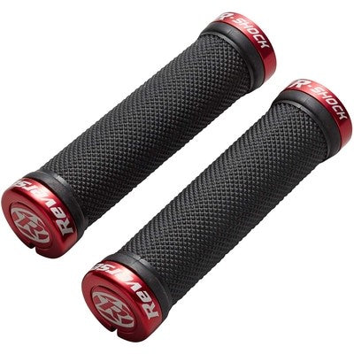 Reverse Components R-SHOCK Manopole Lock-On Nero/Rosso