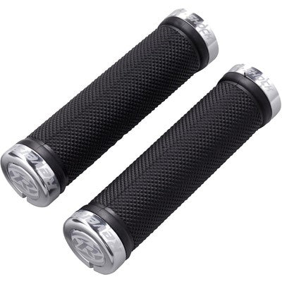 Reverse Components R-SHOCK Impugnature Lock-On Nero/Argento