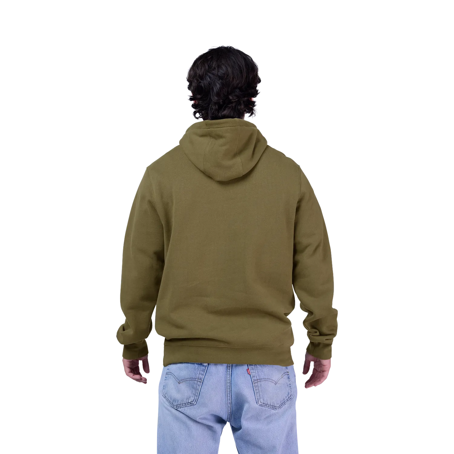 FOX ABSOLUTE FLEECE Felpa con cappuccio verde oliva