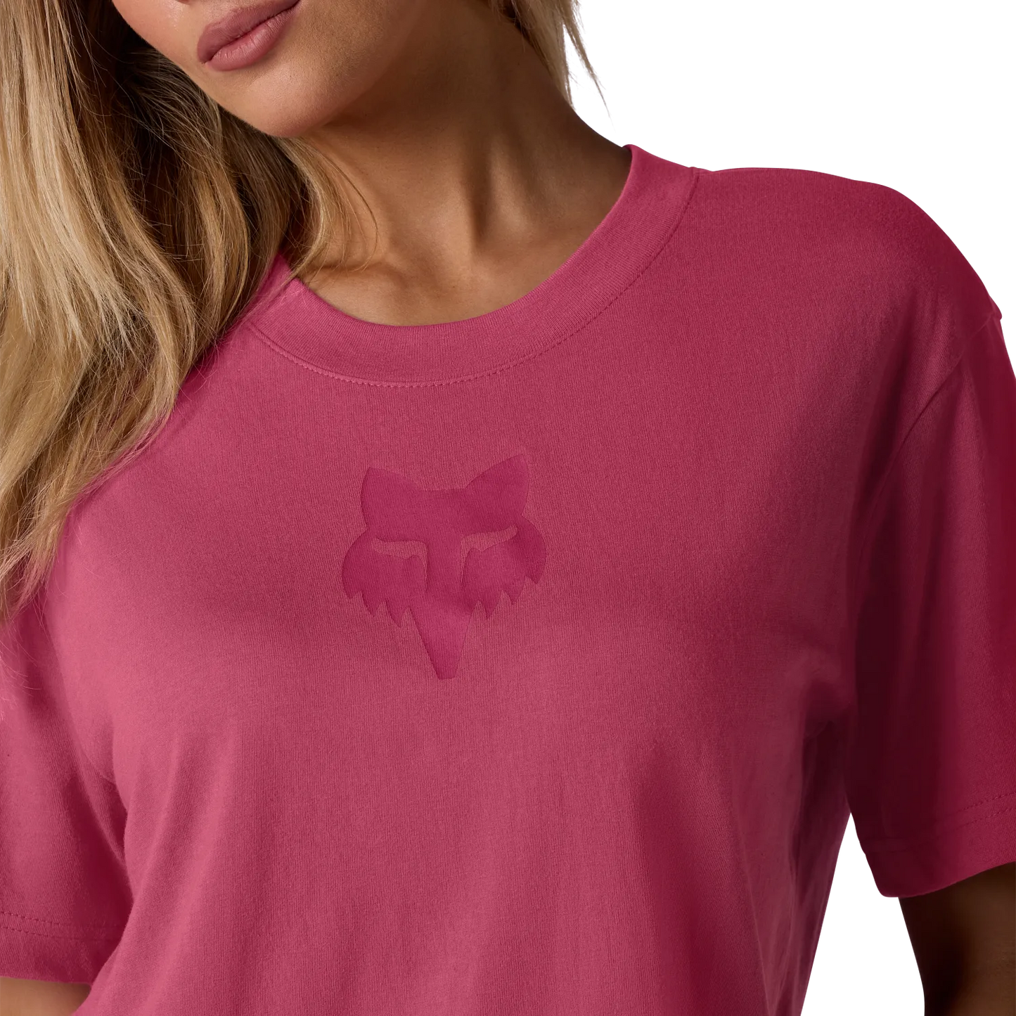 Maglietta FOX HEAD donna a manica corta rosa bordeaux