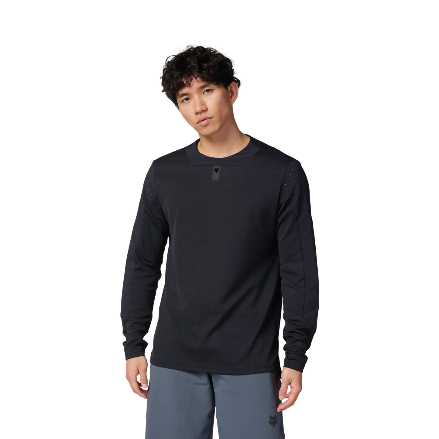 FOX DEFEND Maglia a maniche lunghe nera