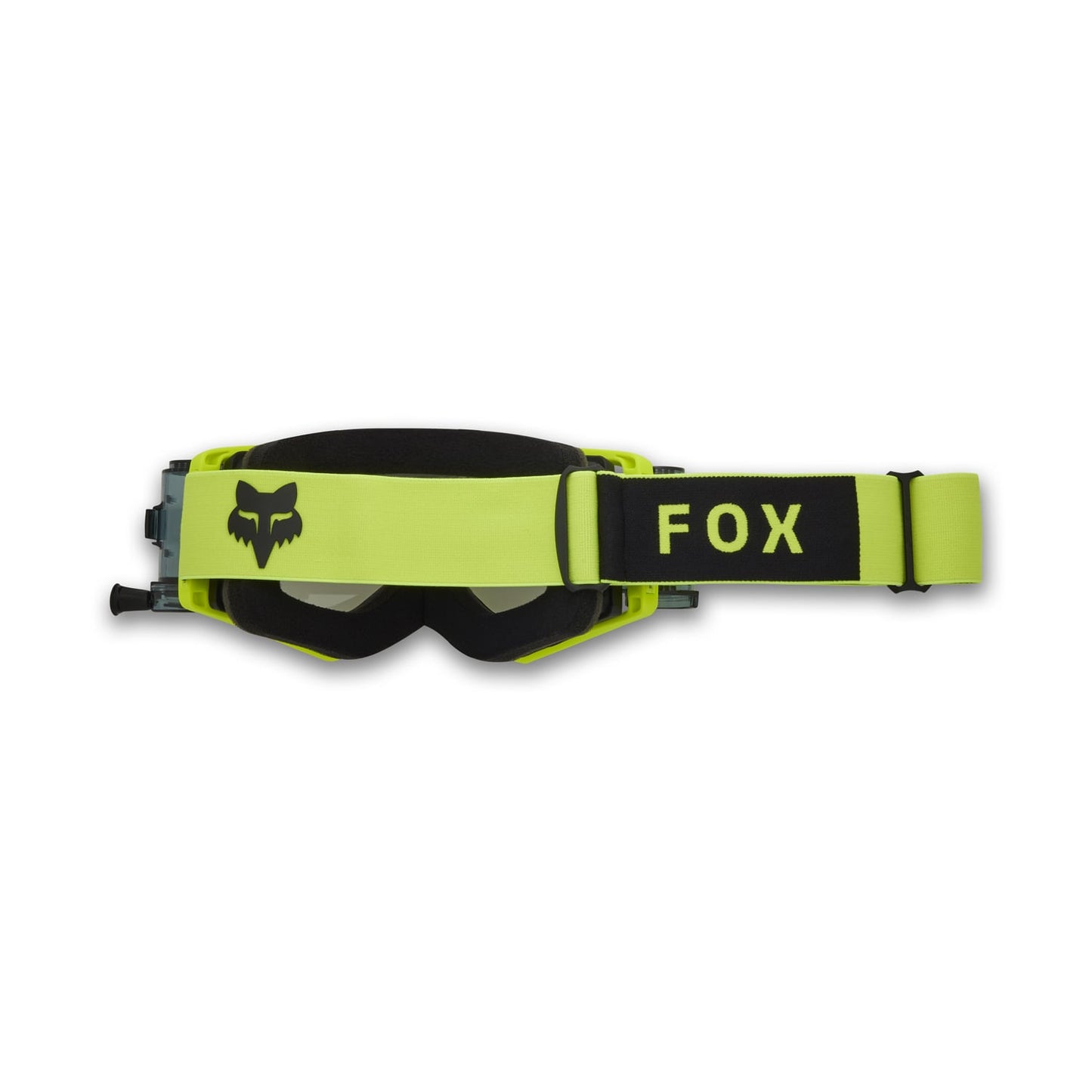 FOX AIRSPACE ENDURO ROLL OFF Maschera Giallo 2025