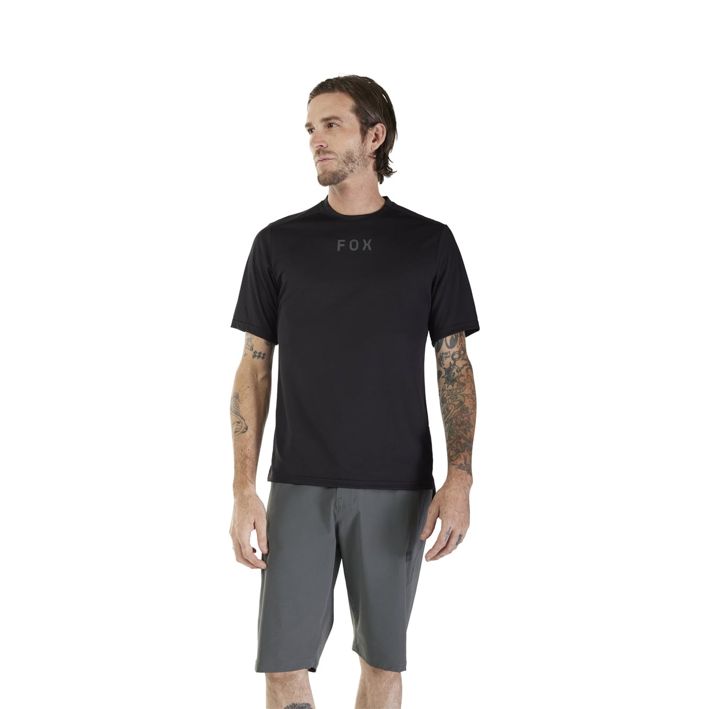 FOX RANGER WORDMARK Maglia a maniche corte nera 2025