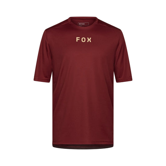 FOX RANGER WORDMARK Maglia a maniche corte Bordeaux 2025