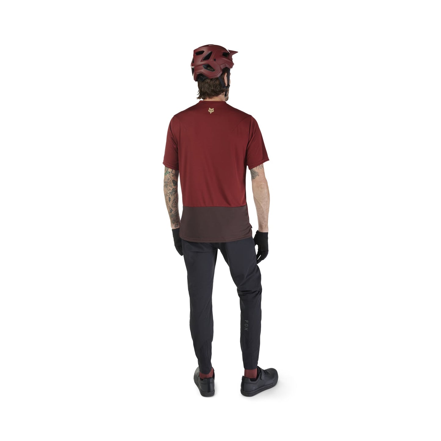 FOX RANGER WORDMARK Maglia a maniche corte Bordeaux 2025