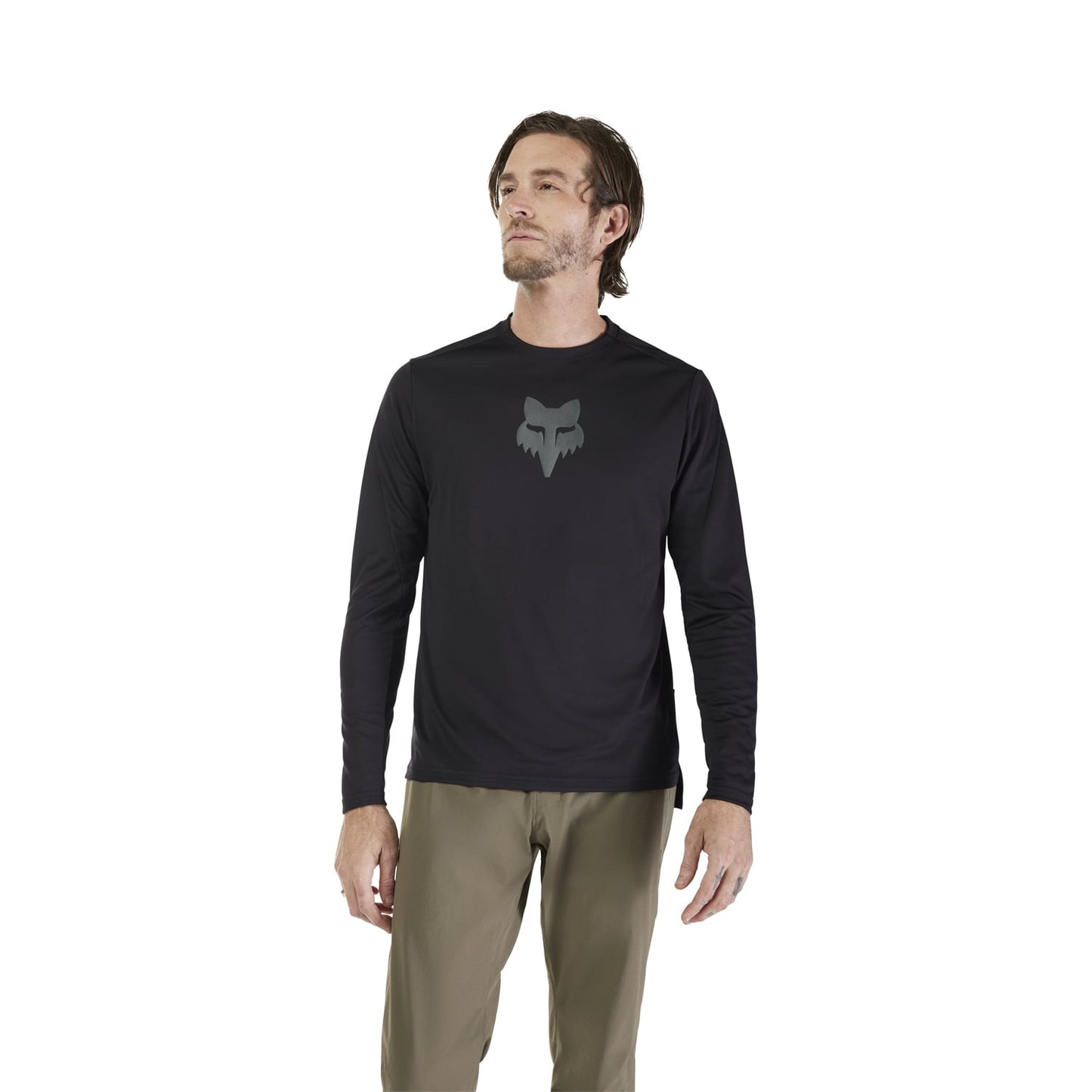 FOX RANGER HEAD Maglia a maniche lunghe nera 2025
