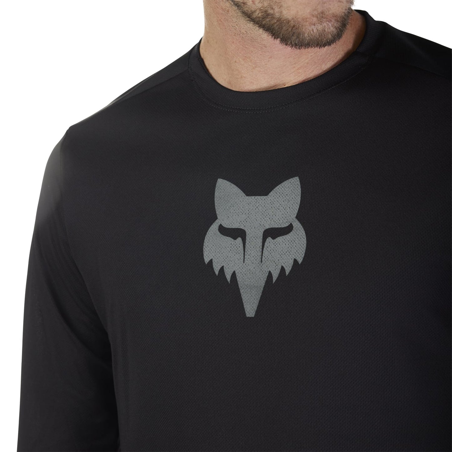 FOX RANGER HEAD Maglia a maniche lunghe nera 2025