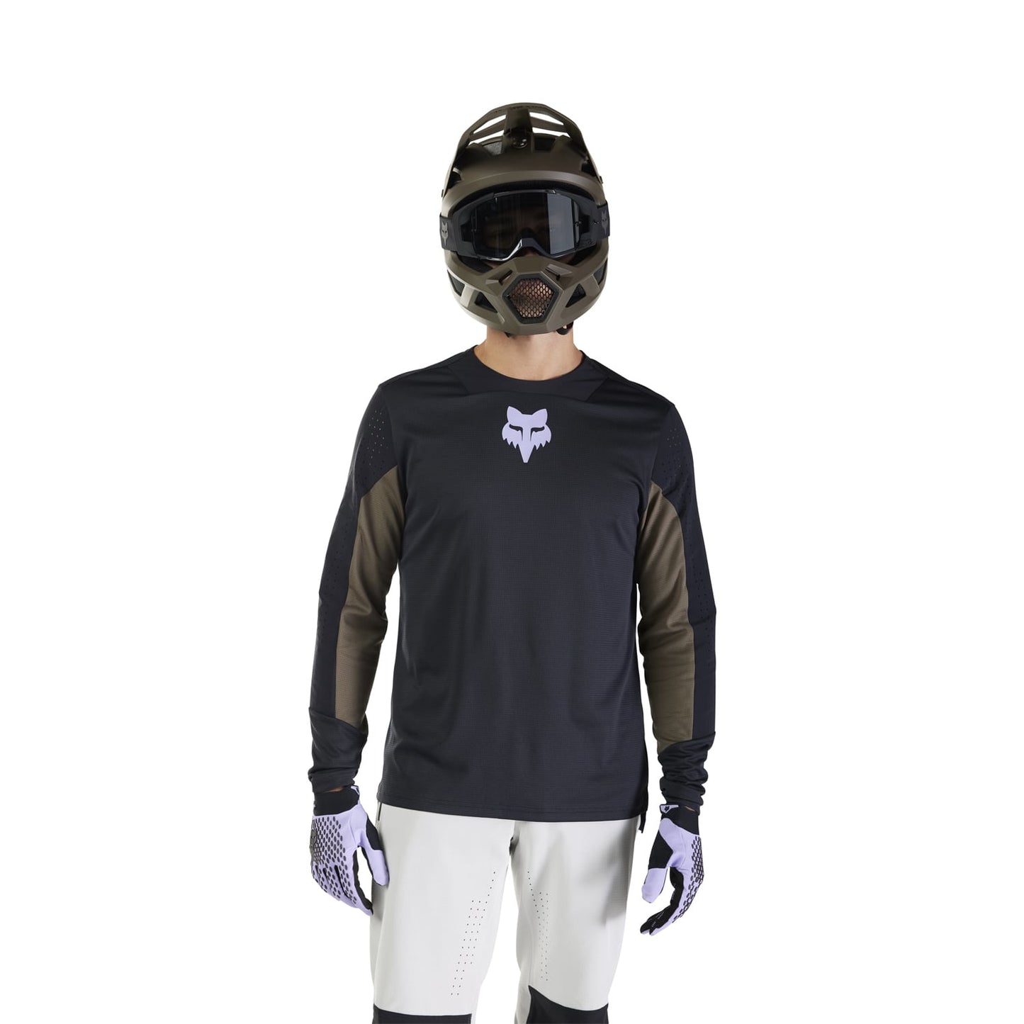 FOX DEFEND PARK Maglia a maniche lunghe nera 2025