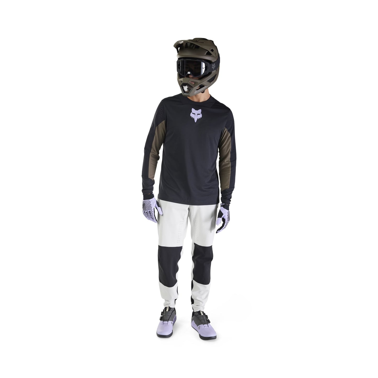 FOX DEFEND PARK Maglia a maniche lunghe nera 2025