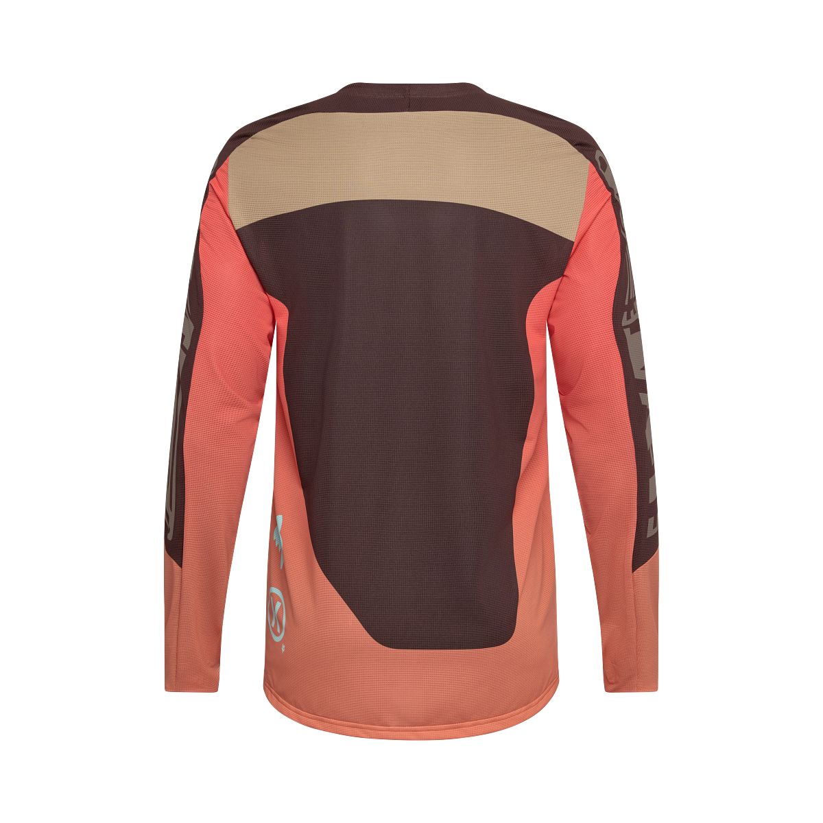 FOX FLEXAIR ELEVATED Maglia a maniche lunghe Marrone/Arancione