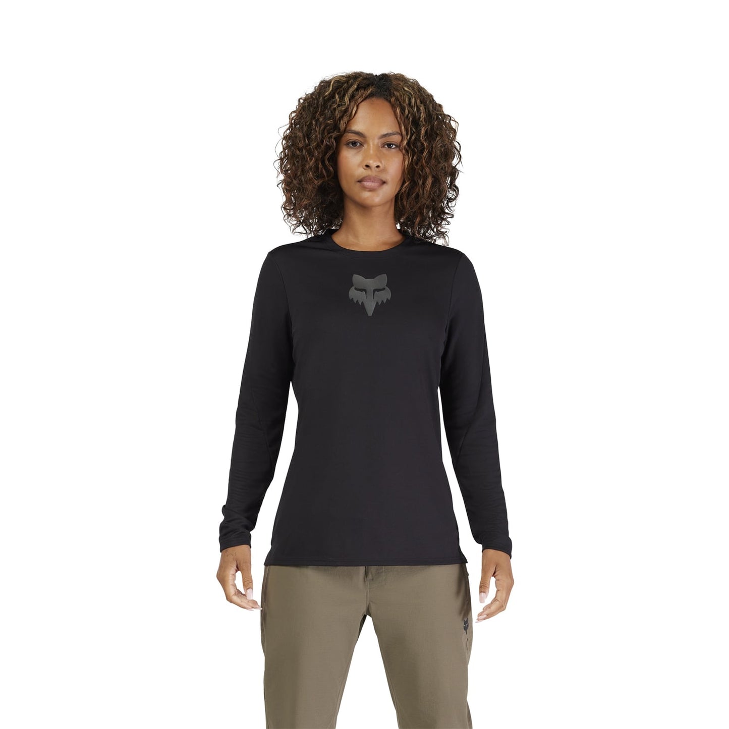 Maglia a maniche lunghe FOX RANGER HEAD Donna Nero 2025