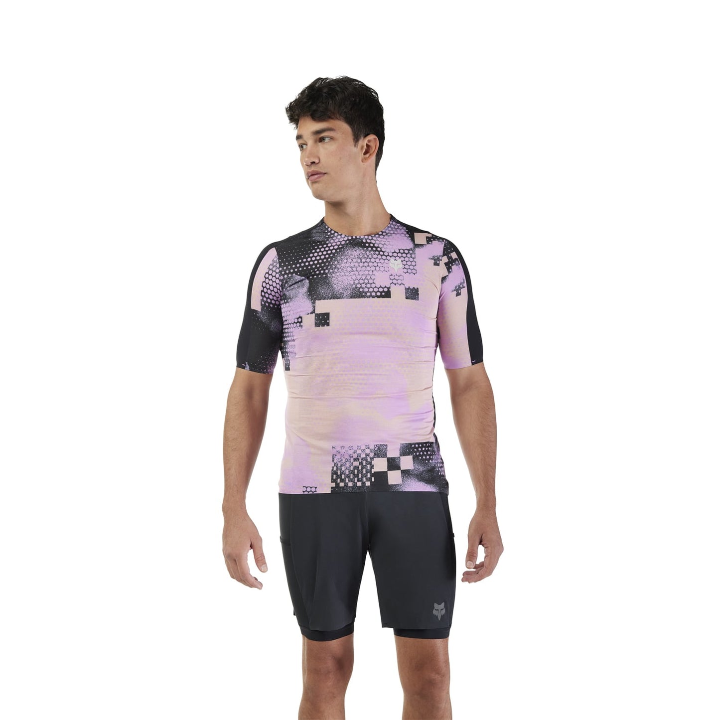 FOX FLEXAIR ASCENT PULSE Maglia a maniche corte nero/rosa 2025