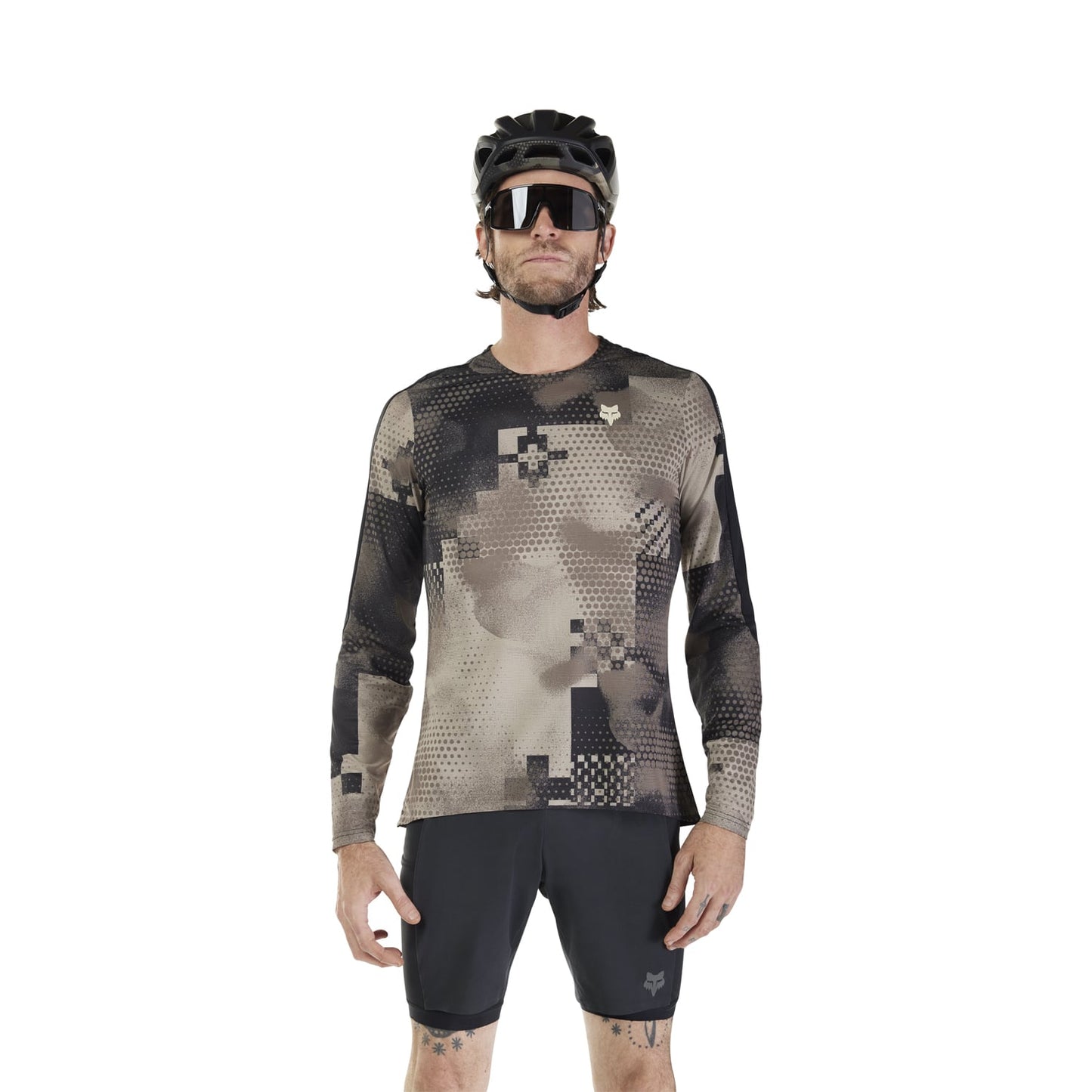 FOX FLEXAIR ASCENT PULSE Maglia a maniche lunghe nera 2025