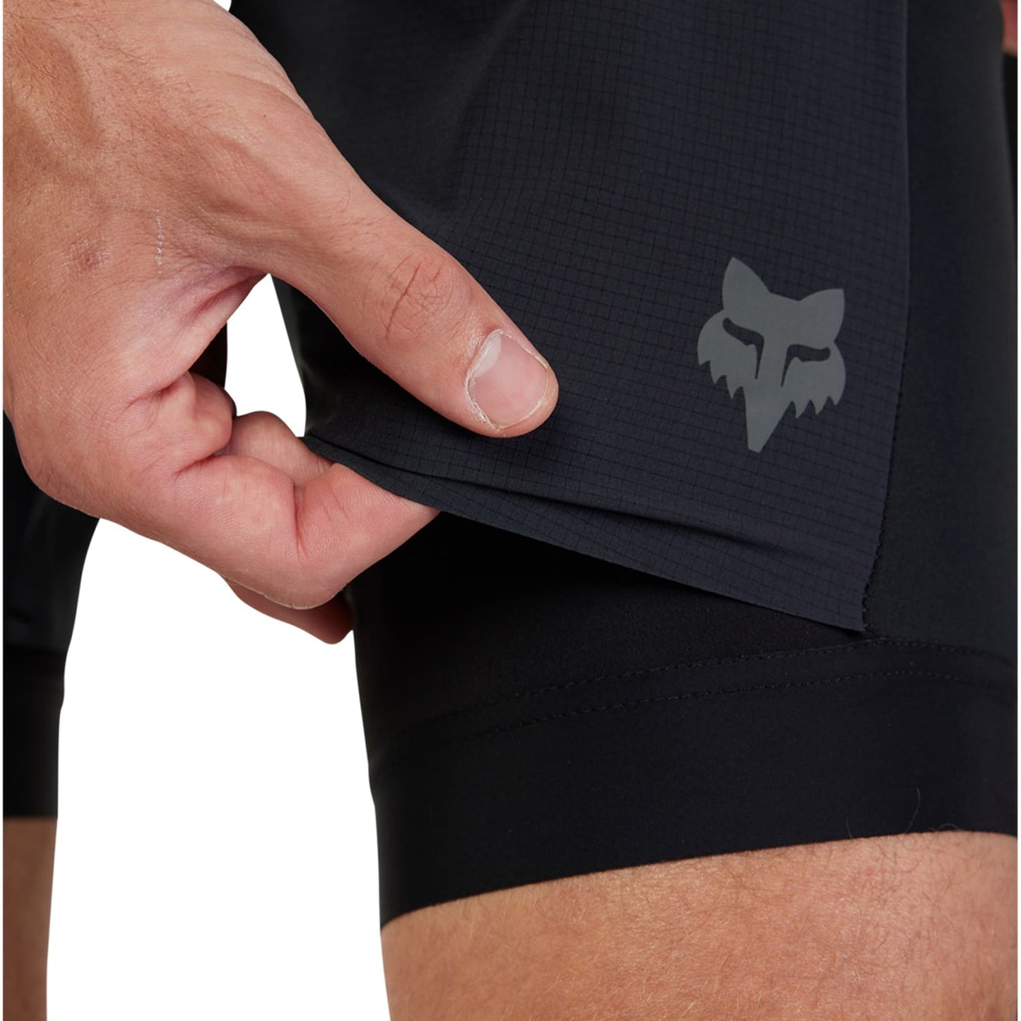 FOX FLEXAIR ASCENT CARGO Pantaloncini con bretelle Nero 2025