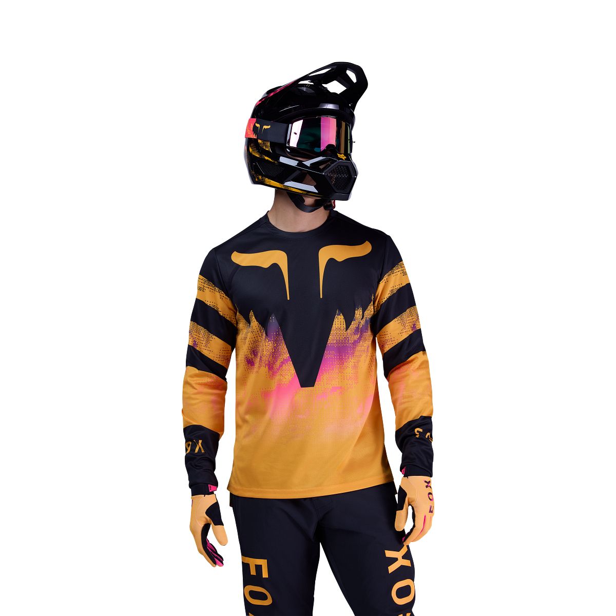 FOX RANGER KAIROS Maglia a maniche lunghe Nero/Arancione