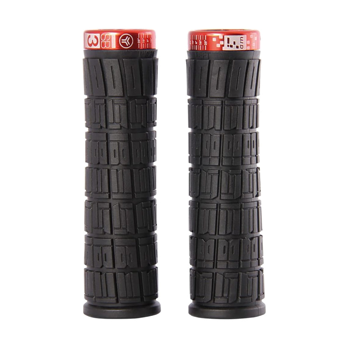 Grips SB3 FLOWY AM Lock-On 130 mm Nero / Rosso