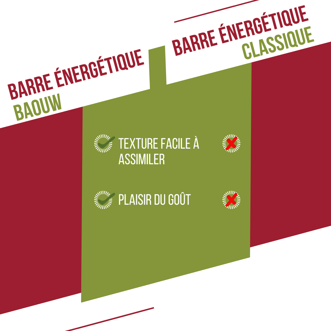 BAOUW ORGANIC EXTRA Barretta energetica al lampone e pistacchio (50g)