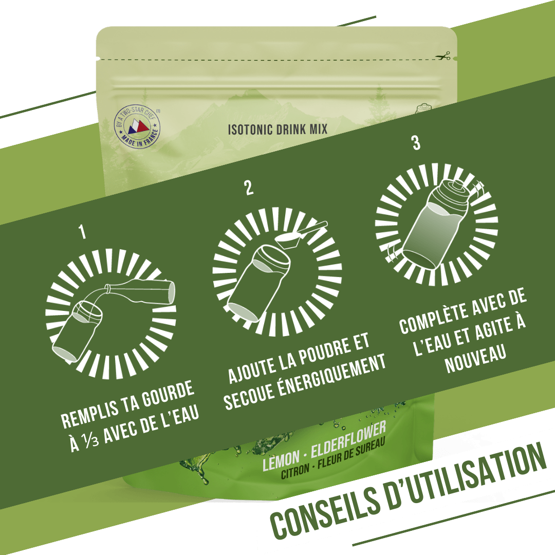 BAOUW ISOTONIC Bevanda energetica (585 g) Limone e sambuco