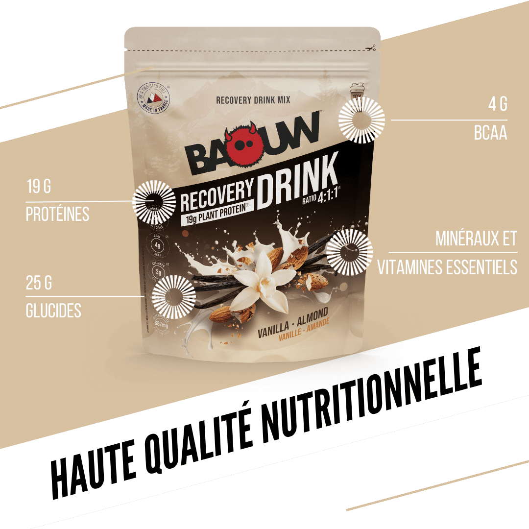 BAOUW RECOVERY Drink (500g) Vaniglia e Mandorla