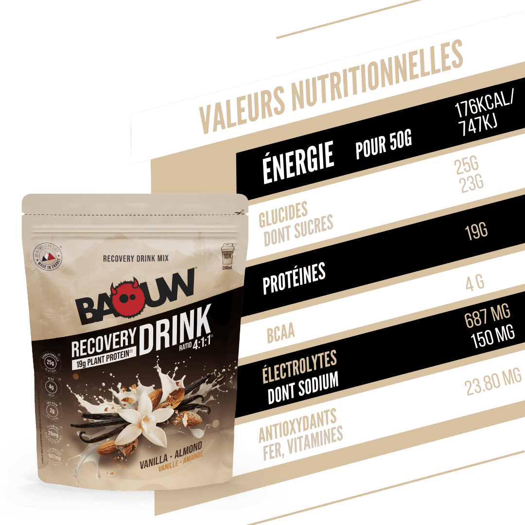 BAOUW RECOVERY Drink (500g) Vaniglia e Mandorla