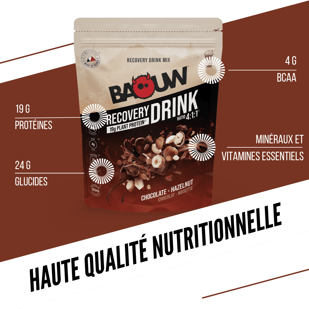 BAOUW RECOVERY Drink (500 g) Cioccolato e nocciole
