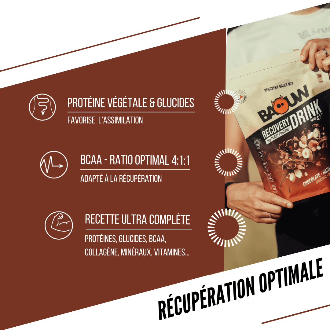 BAOUW RECOVERY Drink (500 g) Cioccolato e nocciole