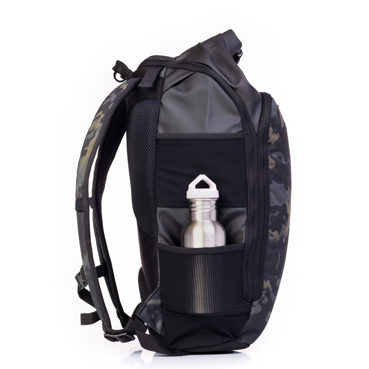 BUDS CITY BAG TRAVEL 35 L Zaino nero/camoscio