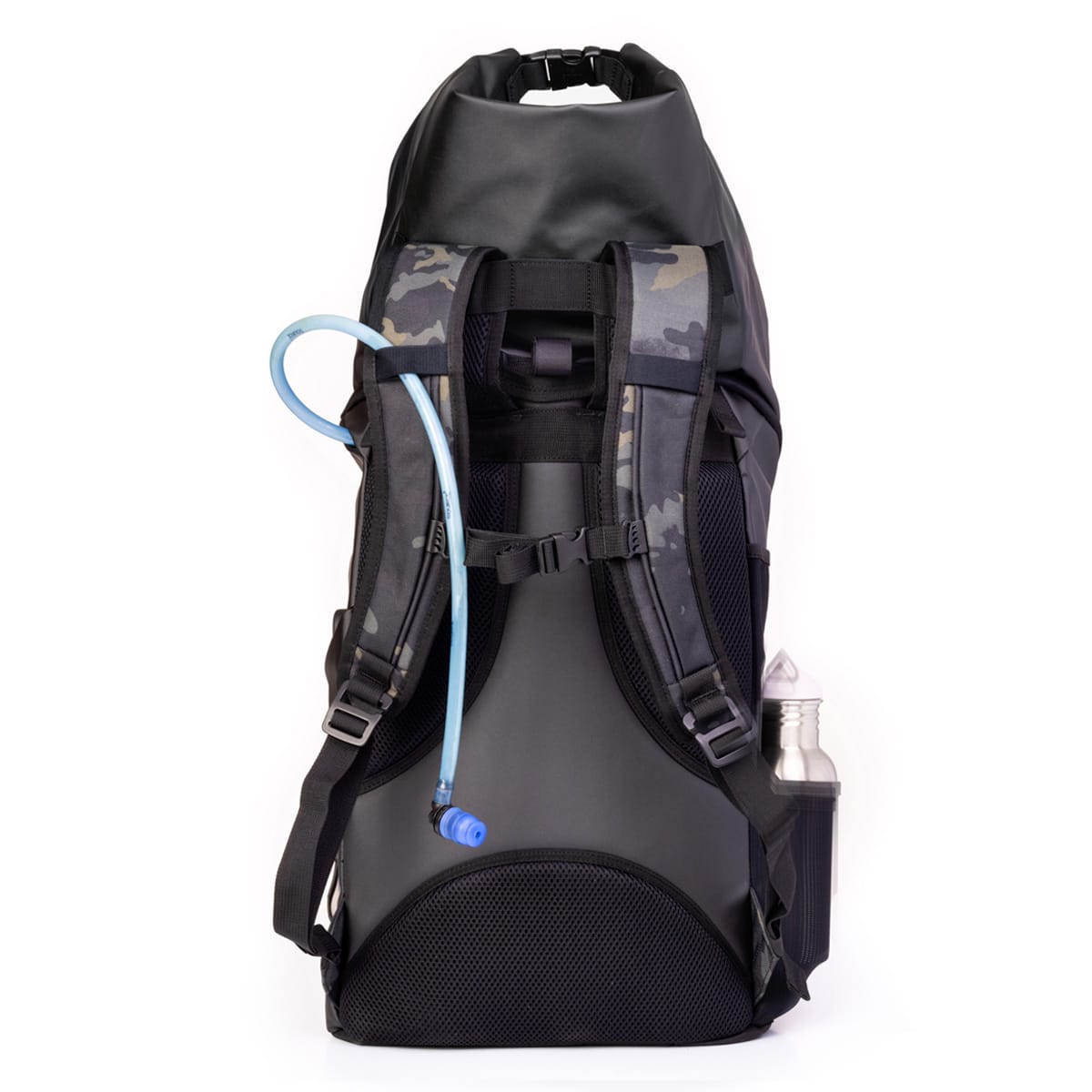 BUDS CITY BAG TRAVEL 35 L Zaino nero/camoscio