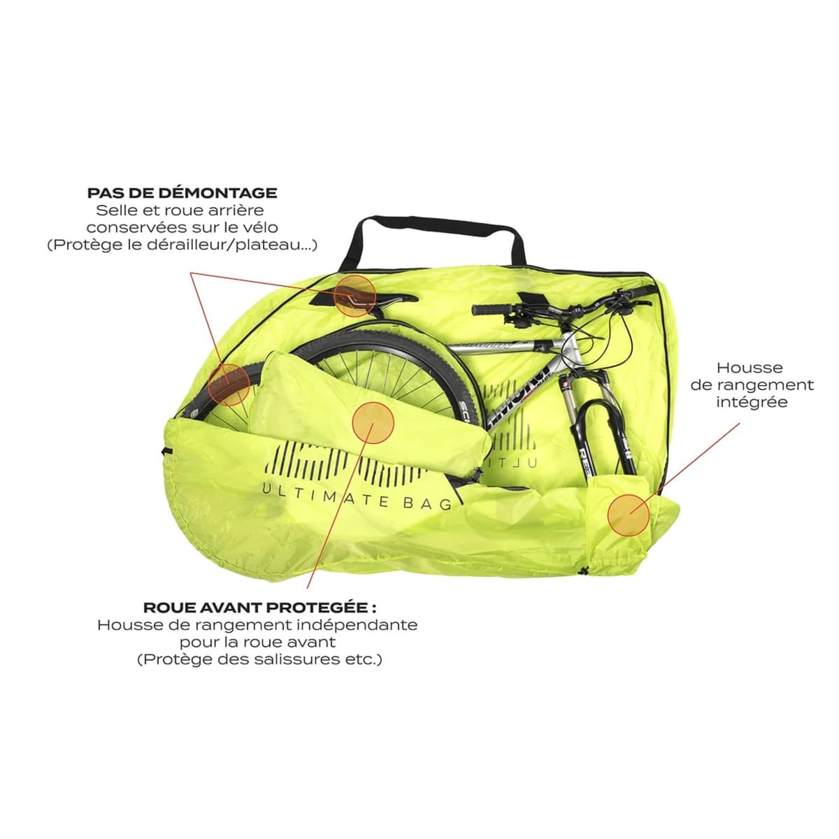 Copribici MTB BUDS MTBAG LIGHT Nero