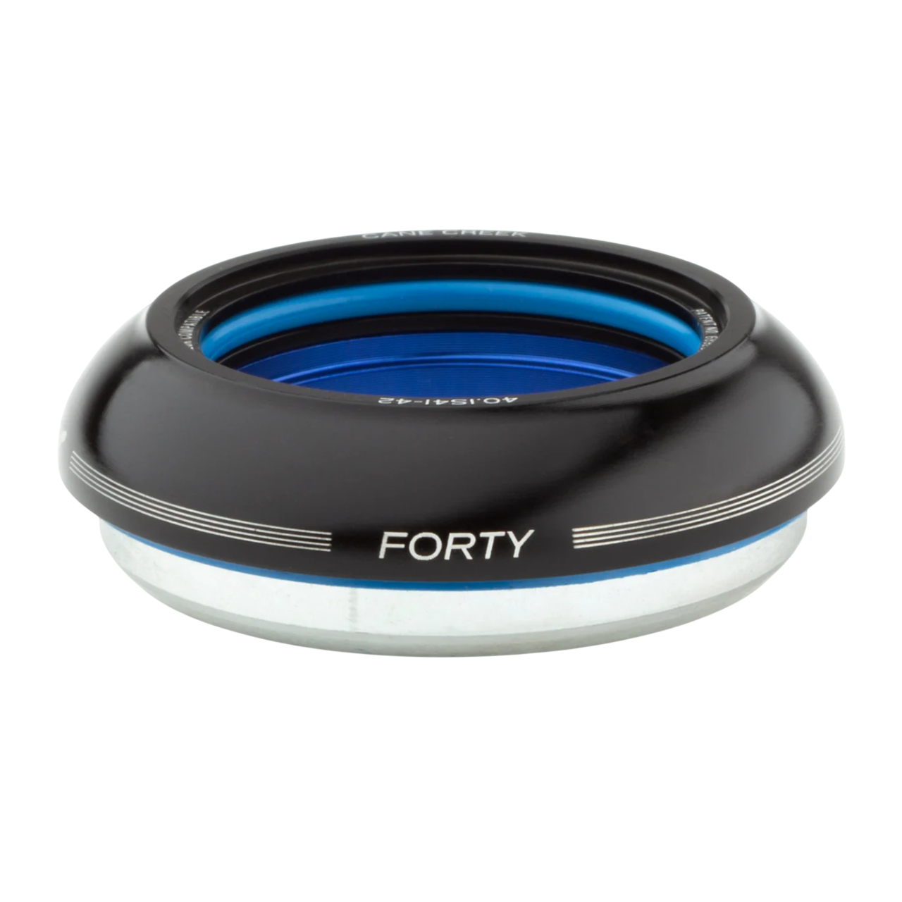 CANE CREEK 40 Cuffia superiore, 1 1/8", corta, coperchio largo, nero IS41/28.6/H8/51.1