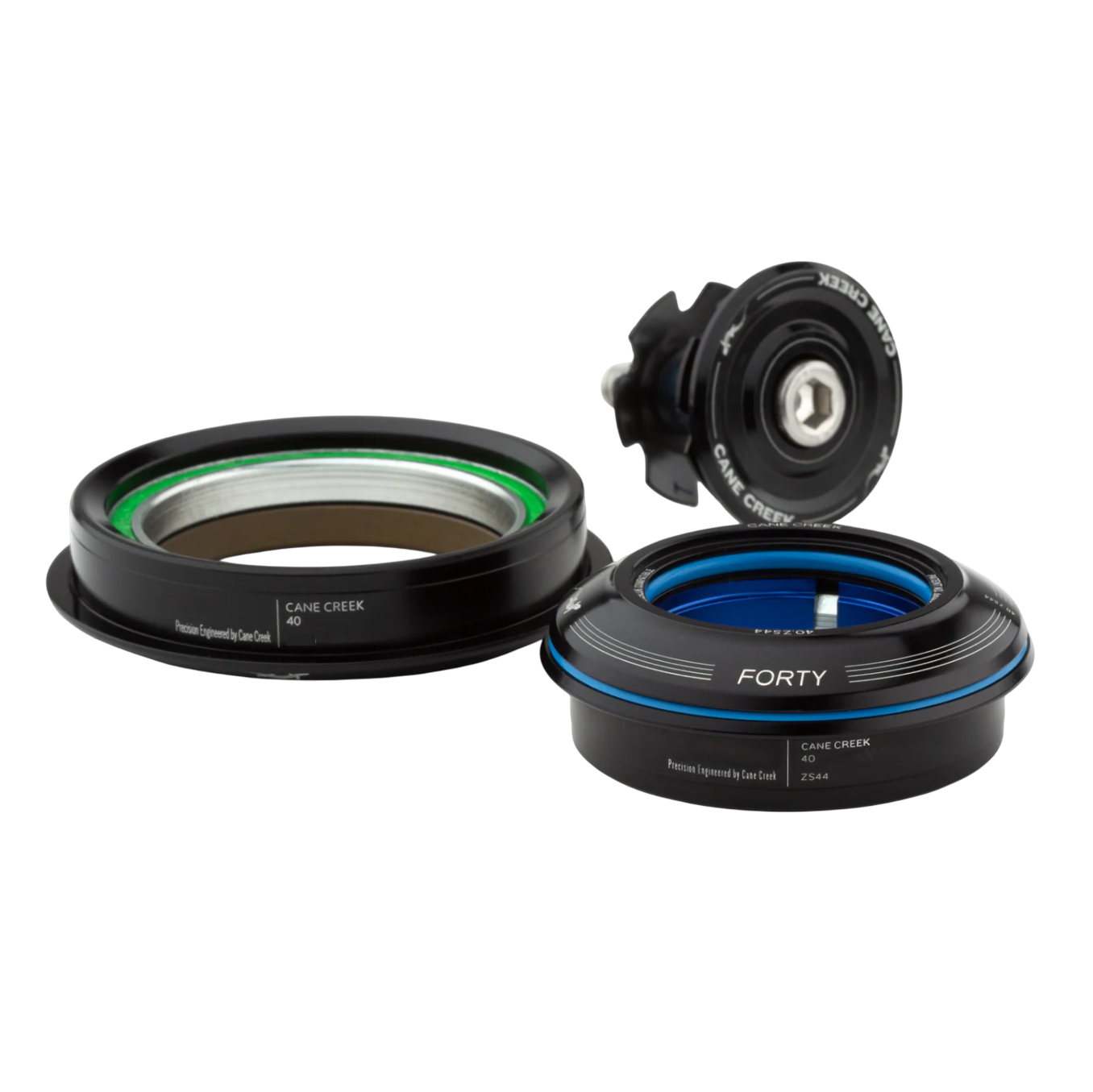 Cuffia CANE CREEK 40 Tapered, 1 1/8"-1.5", ZS44/28.6/H8 | ZS62/40, nero
