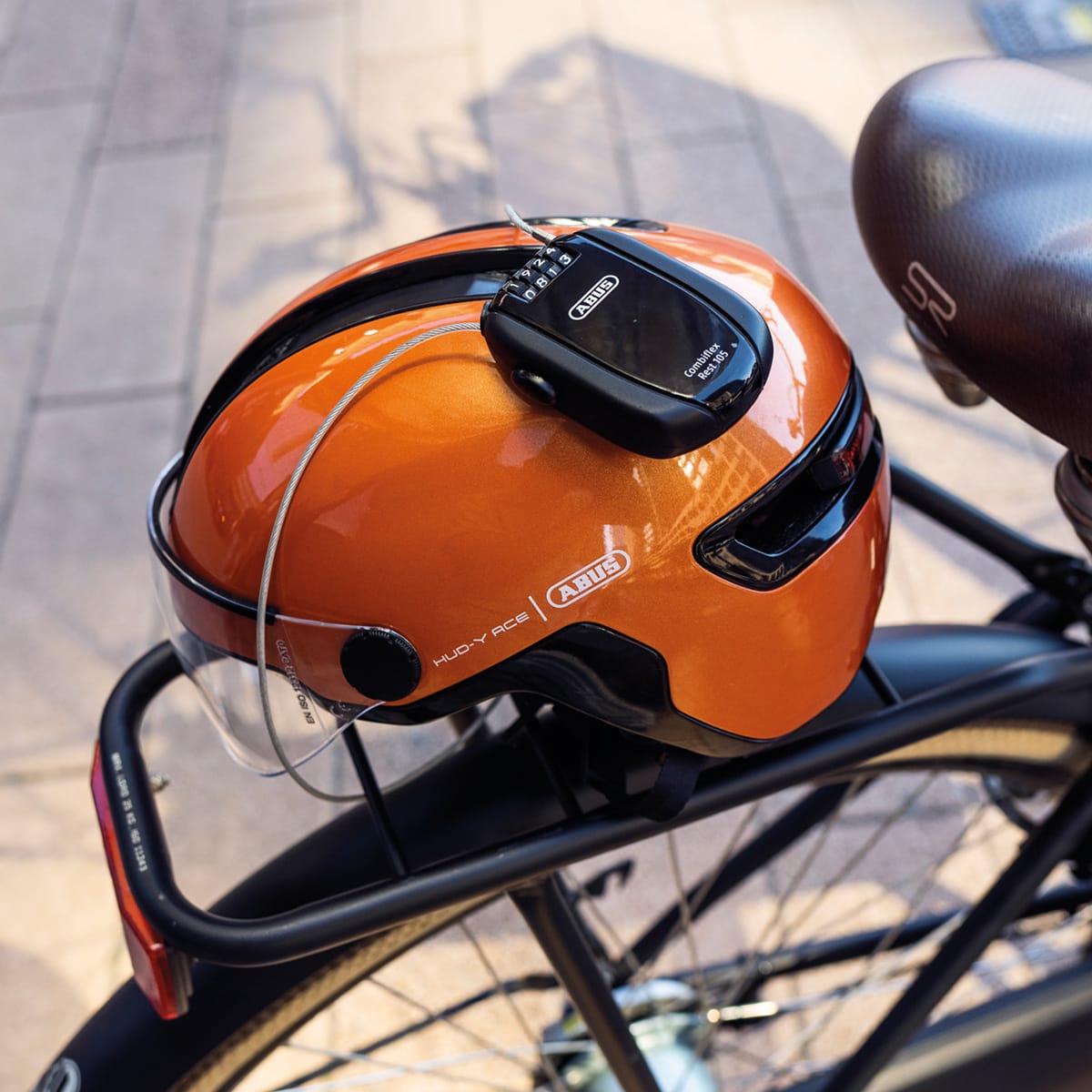 Lucchetto a cavo retrattile ABUS COMBIFLEX REST