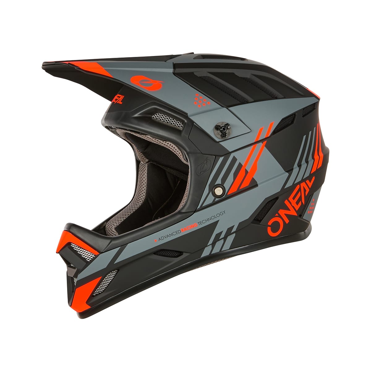 Casco MTB O'NEAL BACKFLIP STRIKE Nero/Grigio/Rosso