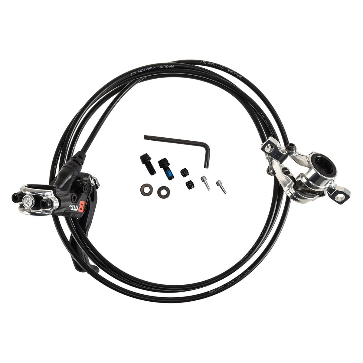 Coppia di freni MAGURA MT8 PRO Discless Nero/Argento