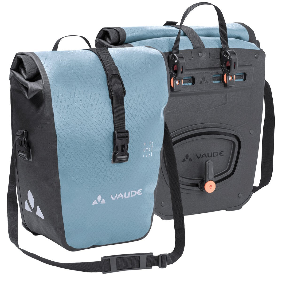Coppia di borse portapacchi VAUDE AQUA FRONT 28 L Nordic Blue