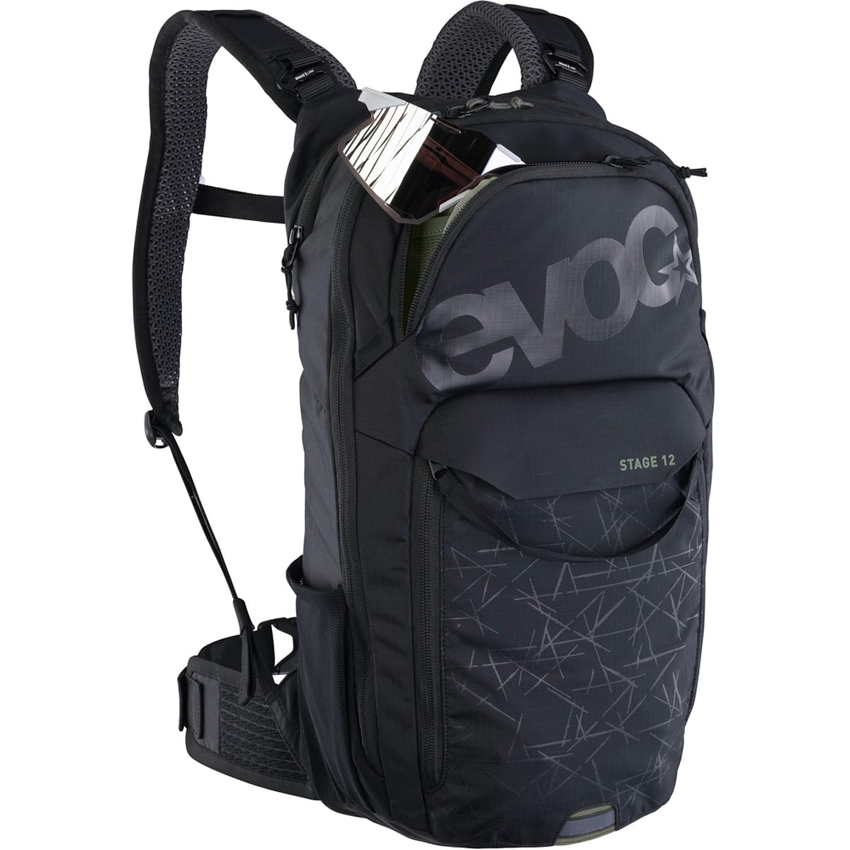 EVOC STAGE 12 L Zaino nero